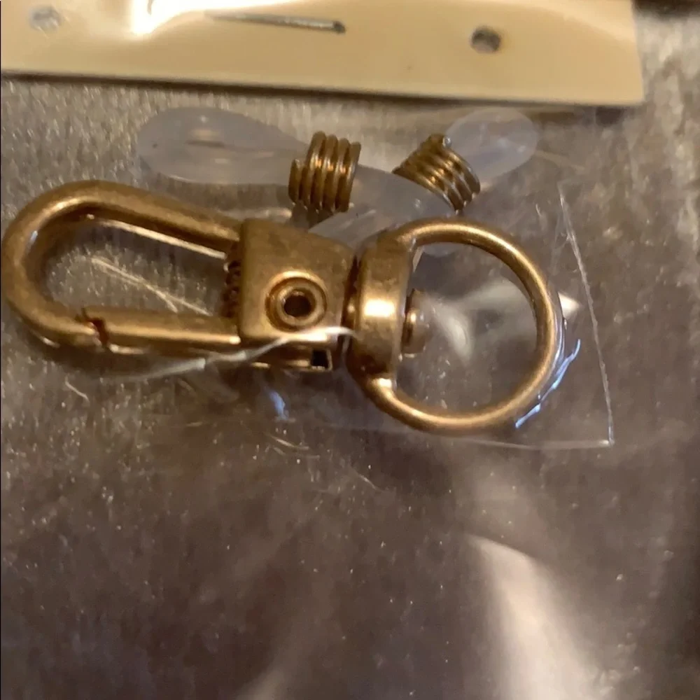 Mask holder, red leather, never lose your mask